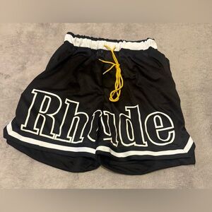 Rhude Men's Basketball Sports Leisure Breathable Shorts Beach Large Pants